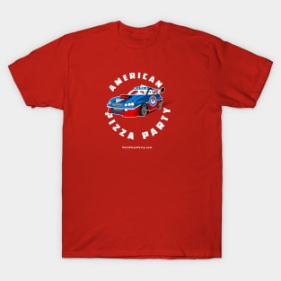 American Pizza Party Driver T-Shirt